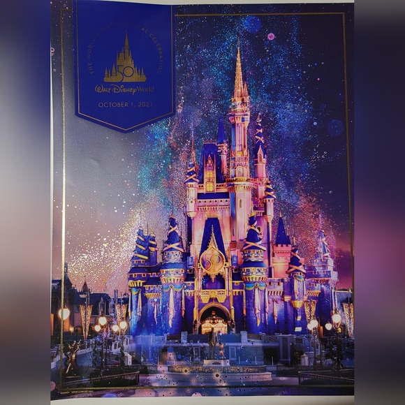 Walt Disney World 50th Anniversary lithograph from October 1 2021